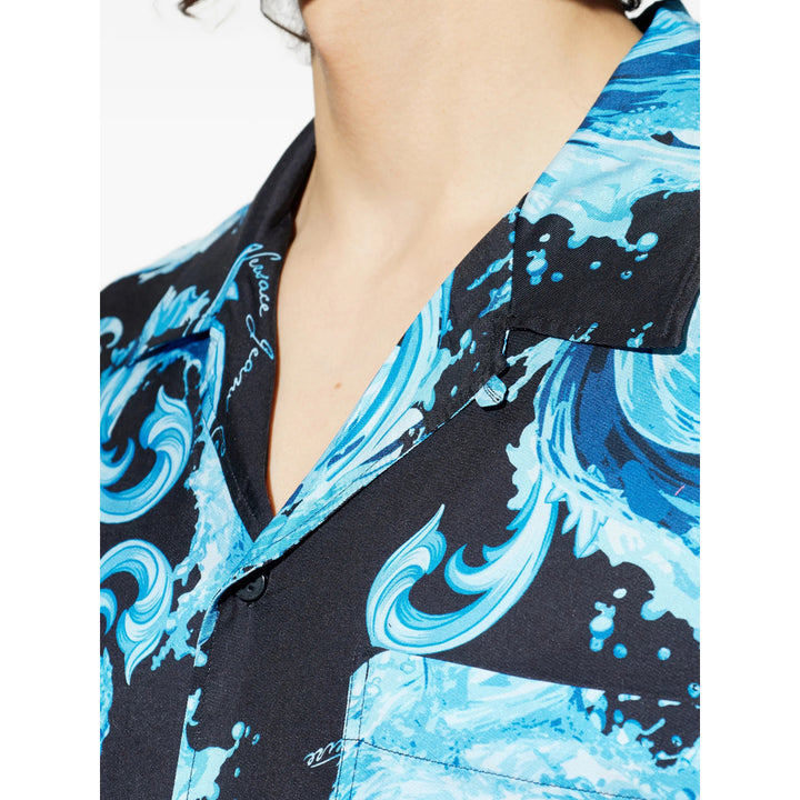 Versace Jeans Couture Camicie - Blu, Nero | 45b669402dc156c8115fbf9ba3f29030767b167e