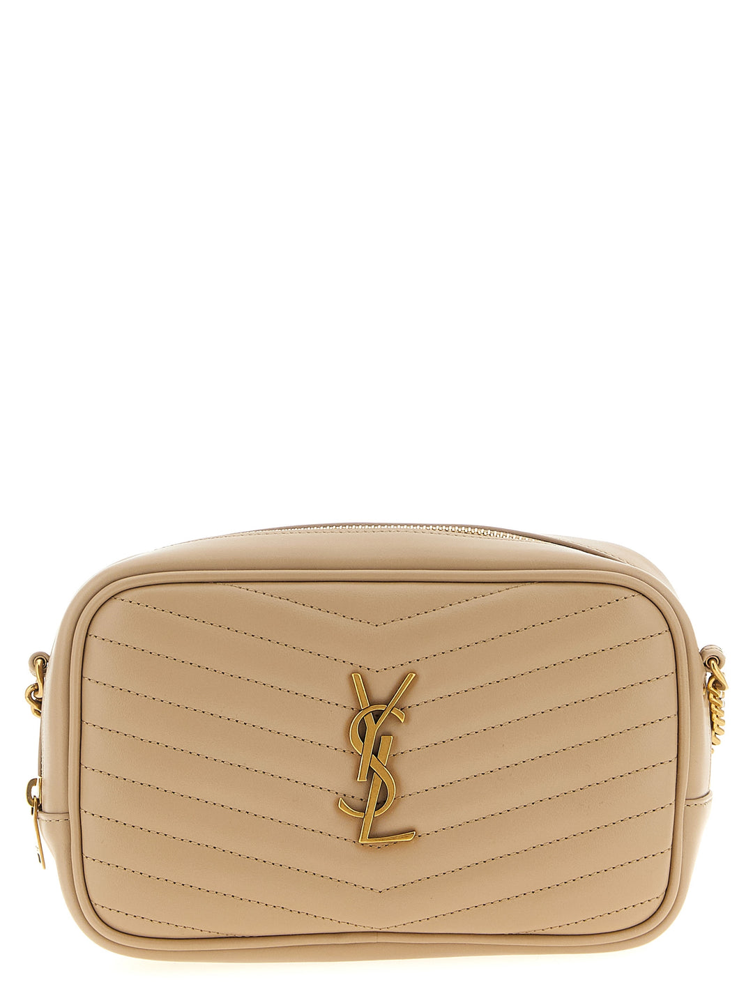 Saint Laurent Mini Lou Borse a Tracolla - Beige | 24289bb36afc307670d8282701e73d006d5bede2