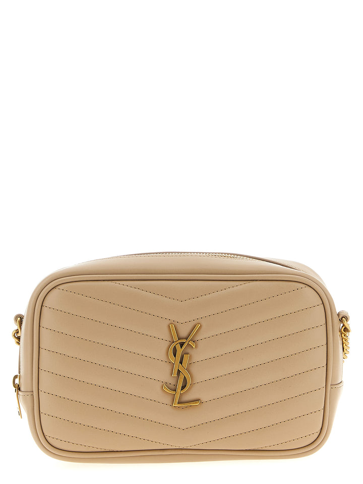 Saint Laurent Mini Lou Borse a Tracolla - Beige | 24289bb36afc307670d8282701e73d006d5bede2
