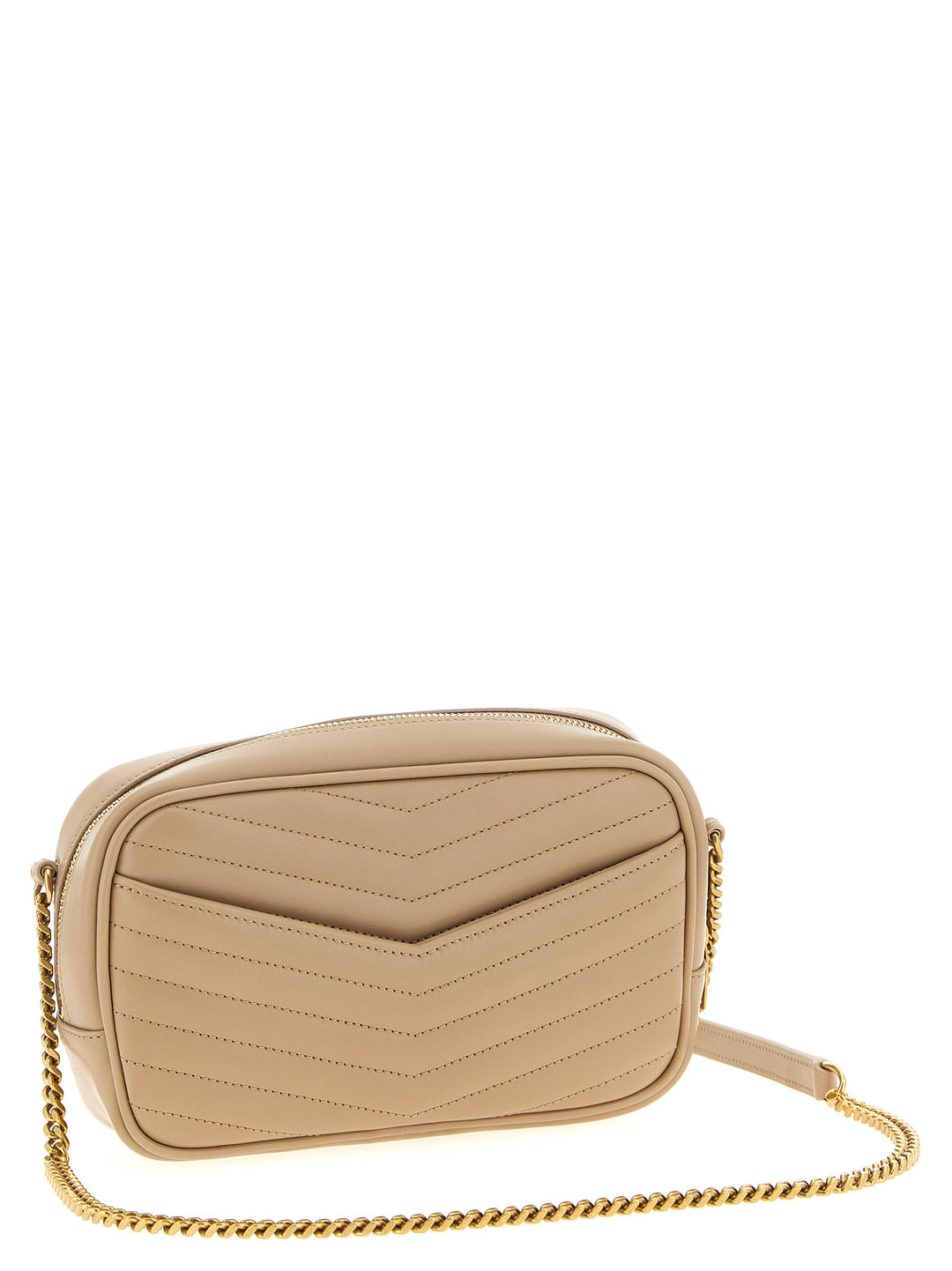Saint Laurent Mini Lou Borse a Tracolla - Beige | a1a527986bd2221e50827d754e28762ea27f391f