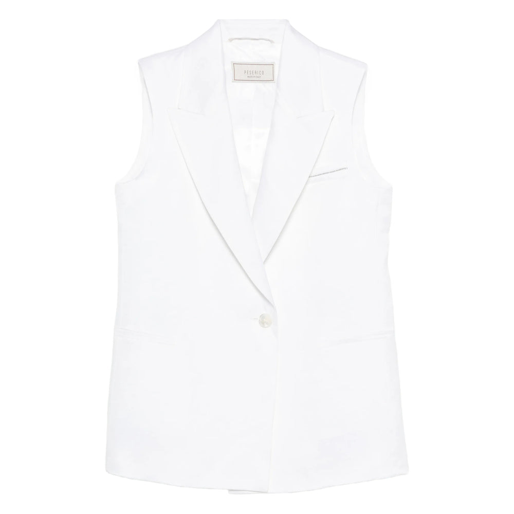 Peserico Waistcoats - Bianco | d0e4bd531af2cc3a4ddabf4650d0794070715fd8