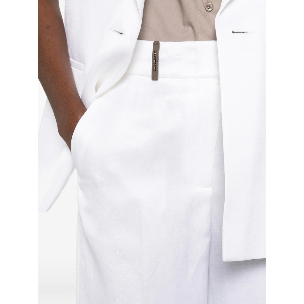 Peserico Pantaloni - Bianco | 9cc72faf869a48d647bd9aa20a0eef0248799ecc