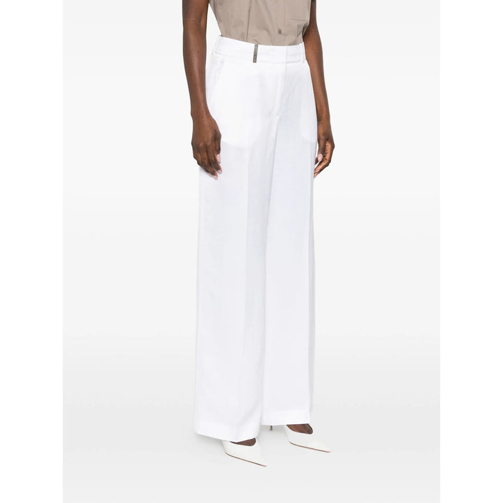 Peserico Pantaloni - Bianco | d21556a8e00db724ae85d7c83619e7825bc56edc