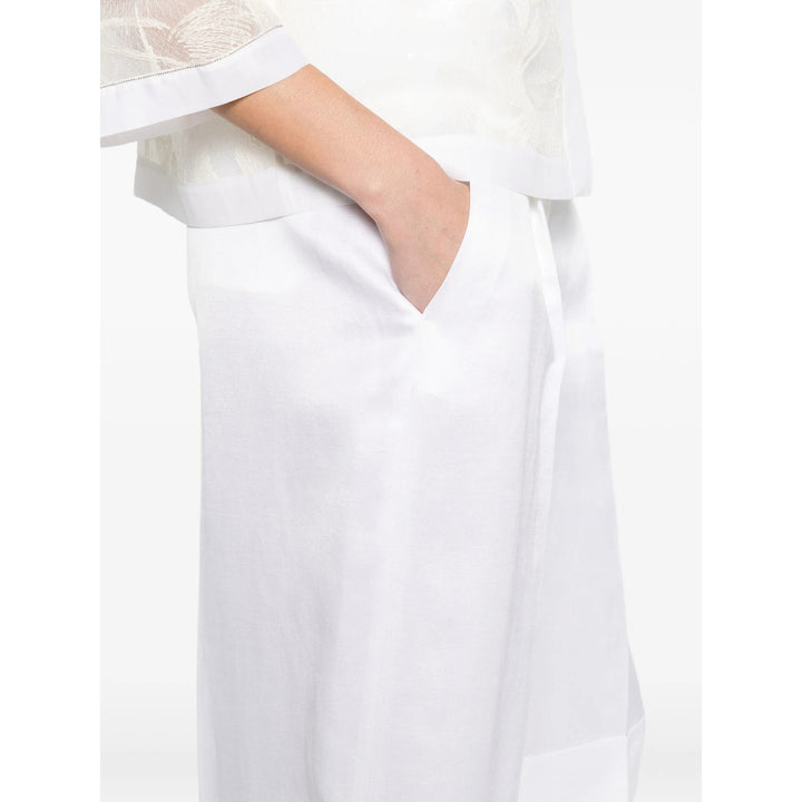 Peserico Pantaloni - Bianco | 2ae4b458dbc8074007925b444cd9566275c13aab