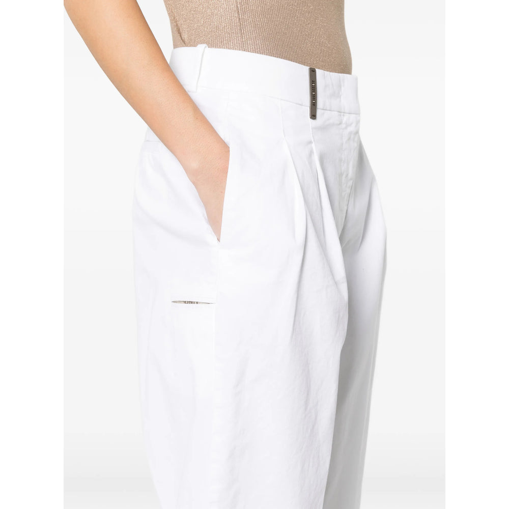 Peserico Pantaloni - Bianco | 3e7e604a46e2e87766b56455bb0153cb0c6c4a54