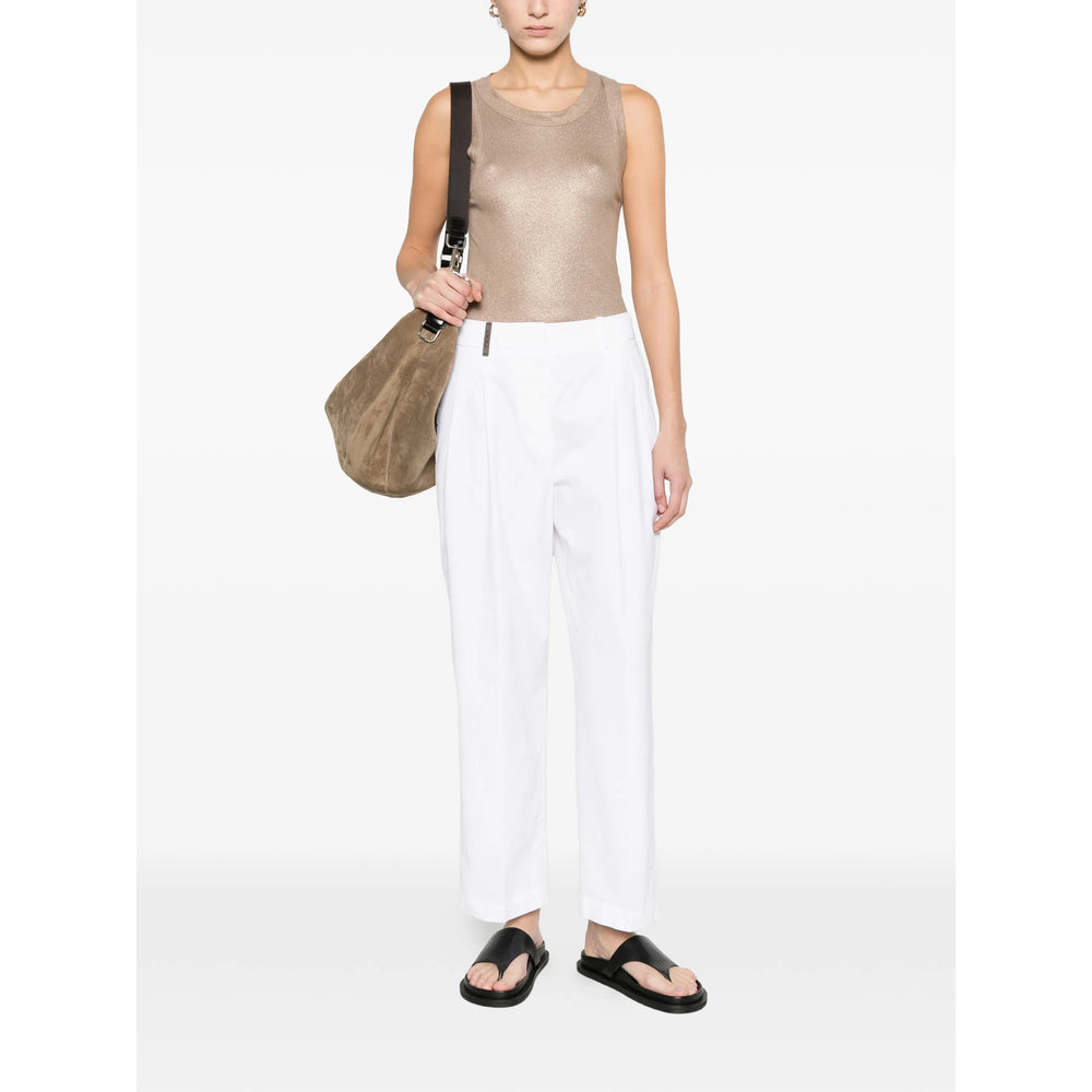 Peserico Pantaloni - Bianco | 2b44225c77f89555b90e11064ae161f48a1c244b