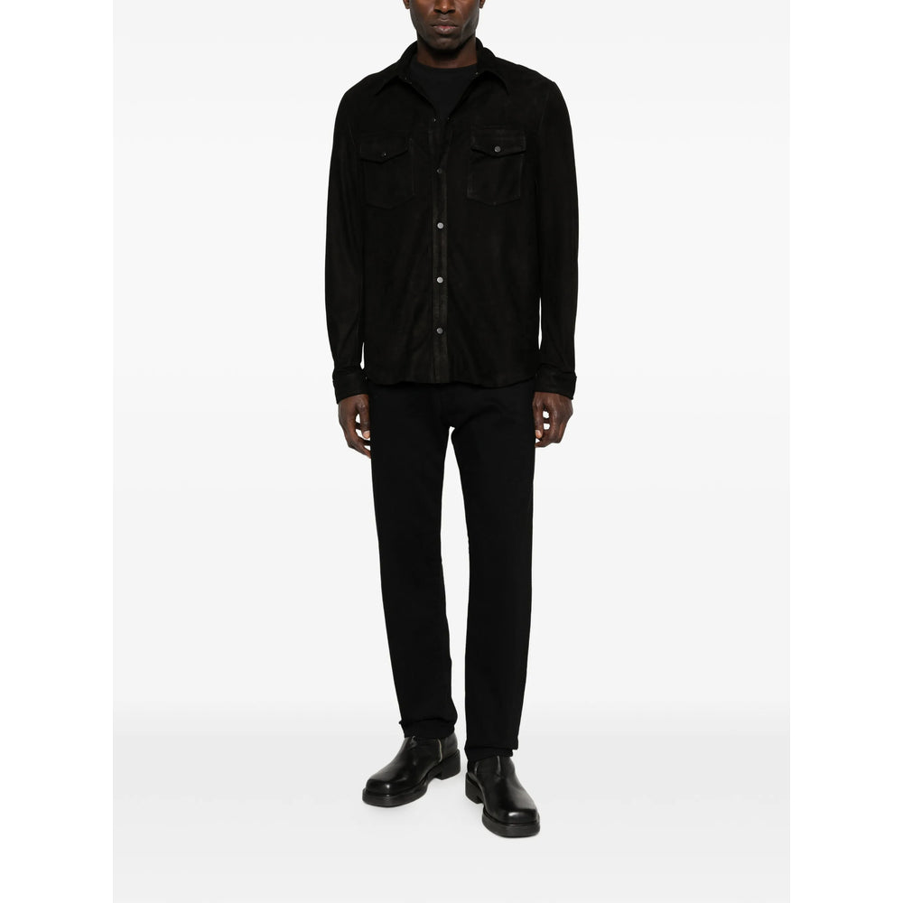 Salvatore Santoro Leather Outerwears - Nero | 036a0bf44ca6aec79d18cfa6ecd4e57d388cea78