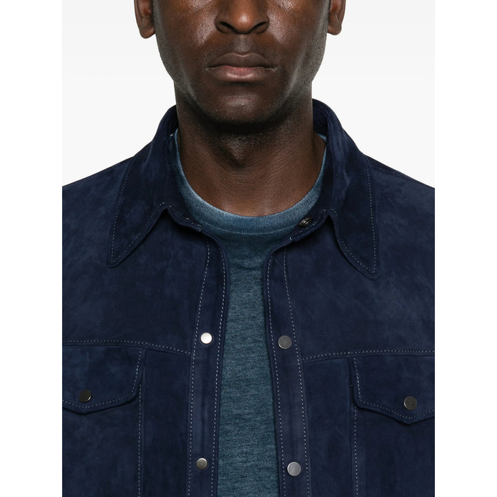 Salvatore Santoro Leather Outerwears - Blu | 4c60a5bdb7e55eeb0486943eff930490f283e1a0
