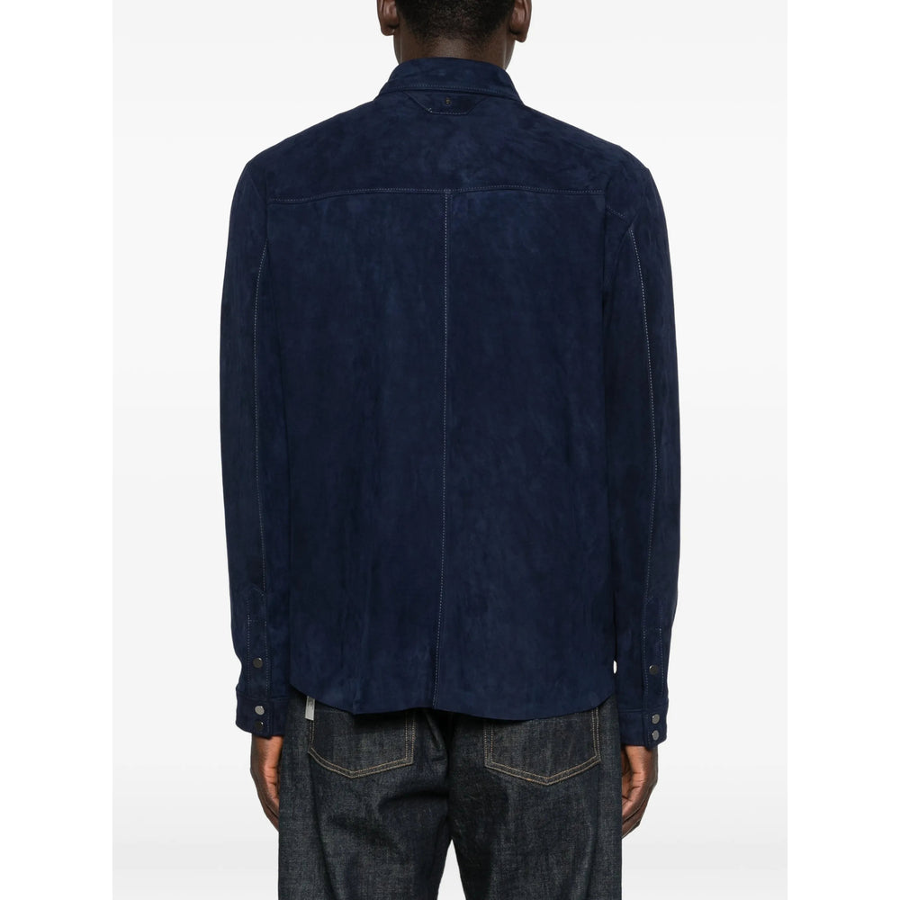 Salvatore Santoro Leather Outerwears - Blu | 1faf88e882126a8928630f3715d54f8c096ceeb1