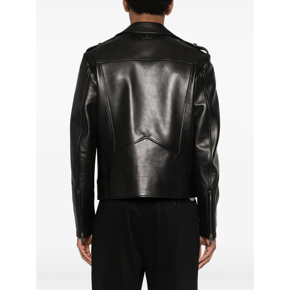 Salvatore Santoro Leather Outerwears - Nero | d7fbb543aacb06b71449c4553e070f9960559a50
