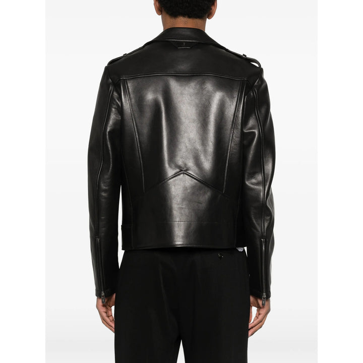 Salvatore Santoro Leather Outerwears - Nero | d7fbb543aacb06b71449c4553e070f9960559a50