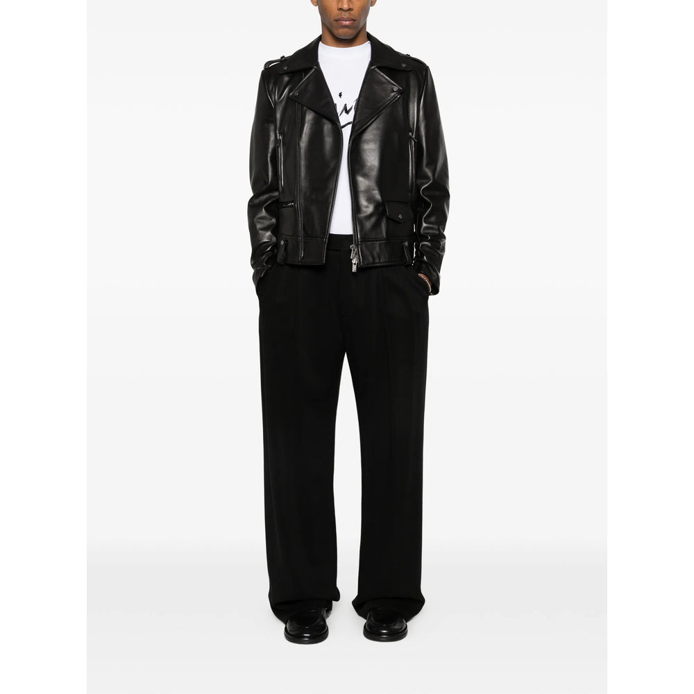 Salvatore Santoro Leather Outerwears - Nero | 65cf51ddca29f4147f63597cbc7e477354641d83