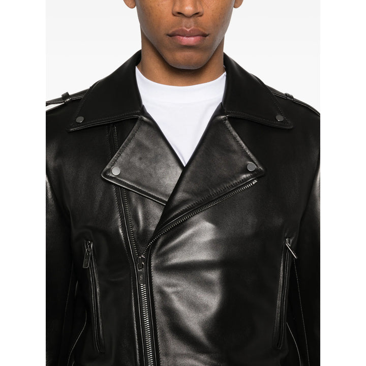 Salvatore Santoro Leather Outerwears - Nero | 39a171977ea8b244c31cd92d67174112e2e3cb7c