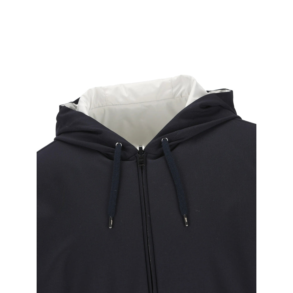 Herno Outerwears - Blu, Bianco | 5e423442f3c7b03e98c6283fe3f4391fc5e79b30