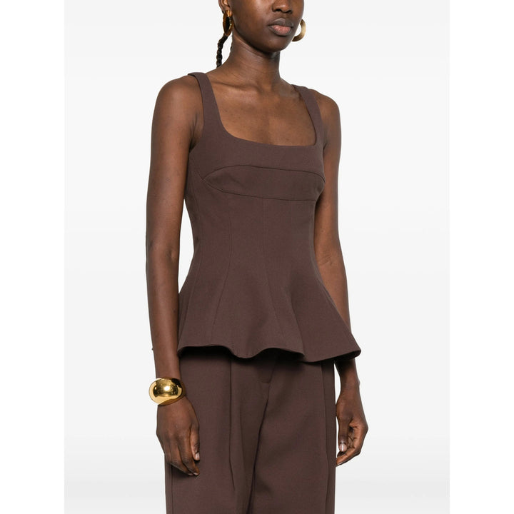 Stine Goya Top - Marrone | 293044c97827b39d1889a750e2307cff58d30382