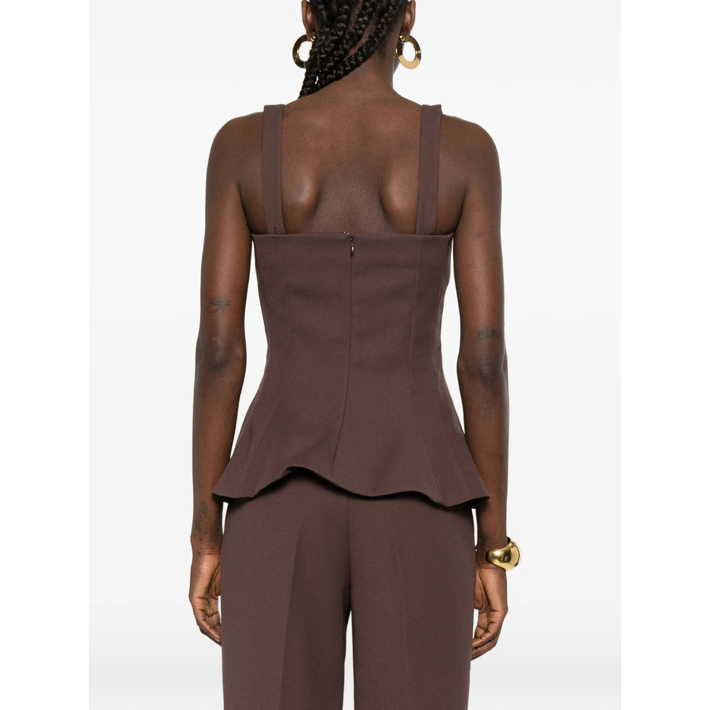 Stine Goya Top - Marrone | 3d0ebb9be05b9f2b9af31da057cca828bd499716