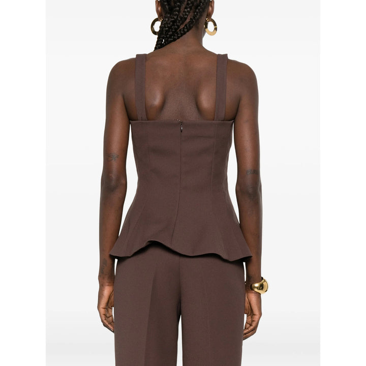 Stine Goya Top - Marrone | 3d0ebb9be05b9f2b9af31da057cca828bd499716