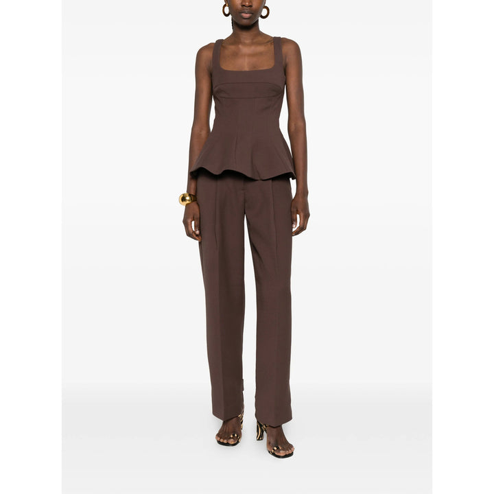 Stine Goya Top - Marrone | d9886a465d7c8346e8875de0eb474d9ab02661d6
