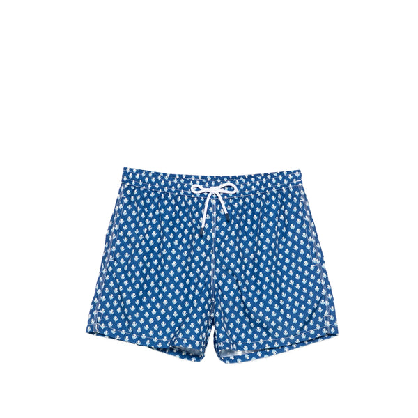 Ropa de playa Azul, Blanco