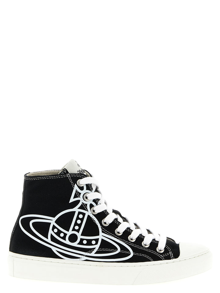Vivienne Westwood Plimsoll Sneakers - Bianco/Nero | 2408497ee6b595b24cc20127243971442df154ac