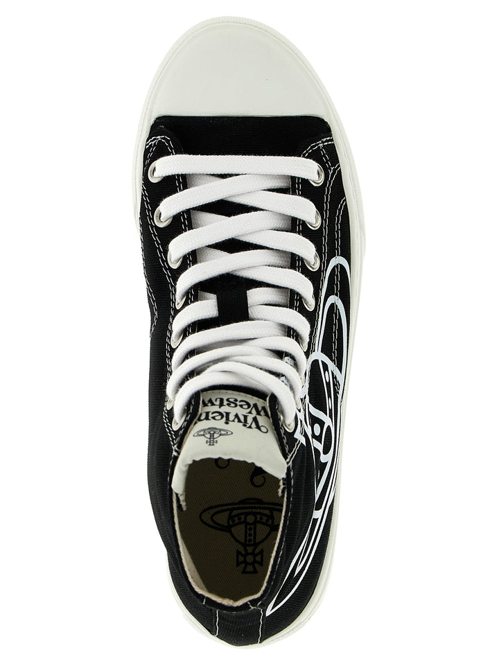 Vivienne Westwood Plimsoll Sneakers - Bianco/Nero | 0838496a7bac71df622eca6b82bb6487279b5055