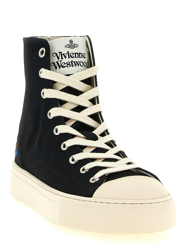 Vivienne Westwood Plimsoll Sneakers - Bianco/Nero | 37de92bc9a03bc80e6098bd6b073c461d5b945f3
