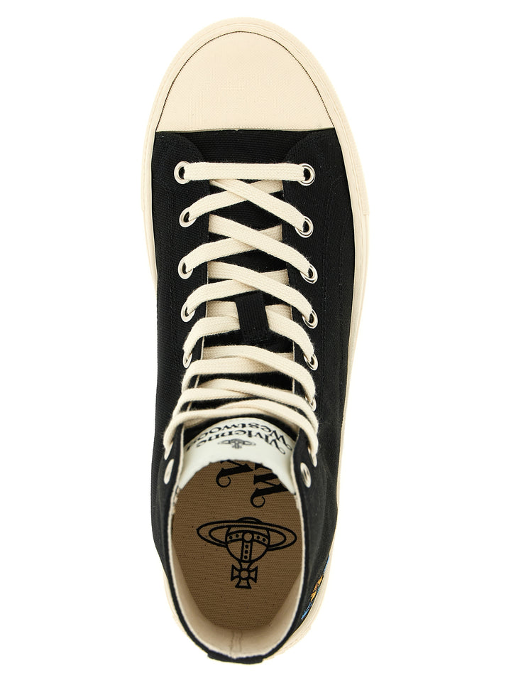 Vivienne Westwood Plimsoll Sneakers - Bianco/Nero | 7982de239873f9cb50c527bcb50efe686a83e631