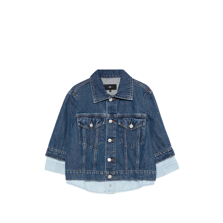 7 For All Mankind Outerwears - Blu | 10b7d2362afbaf63c853fa6467f9e78af18bf96f