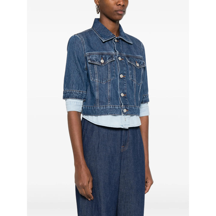 7 For All Mankind Outerwears - Blu | 124ccfa001ab0afb48edf135de745aa80323921b