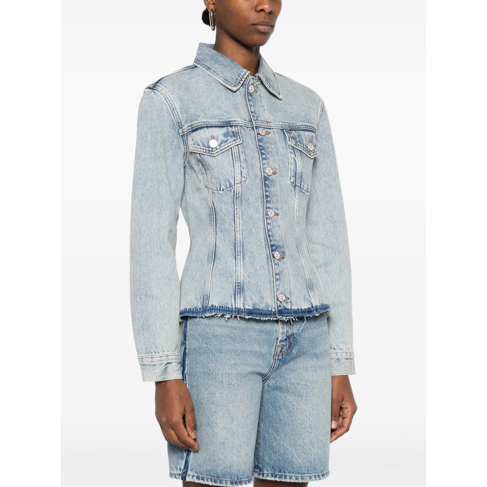 7 For All Mankind Outerwears - Blu | 18f3840c15c022a07929d52a26f7ce64a0a7d985