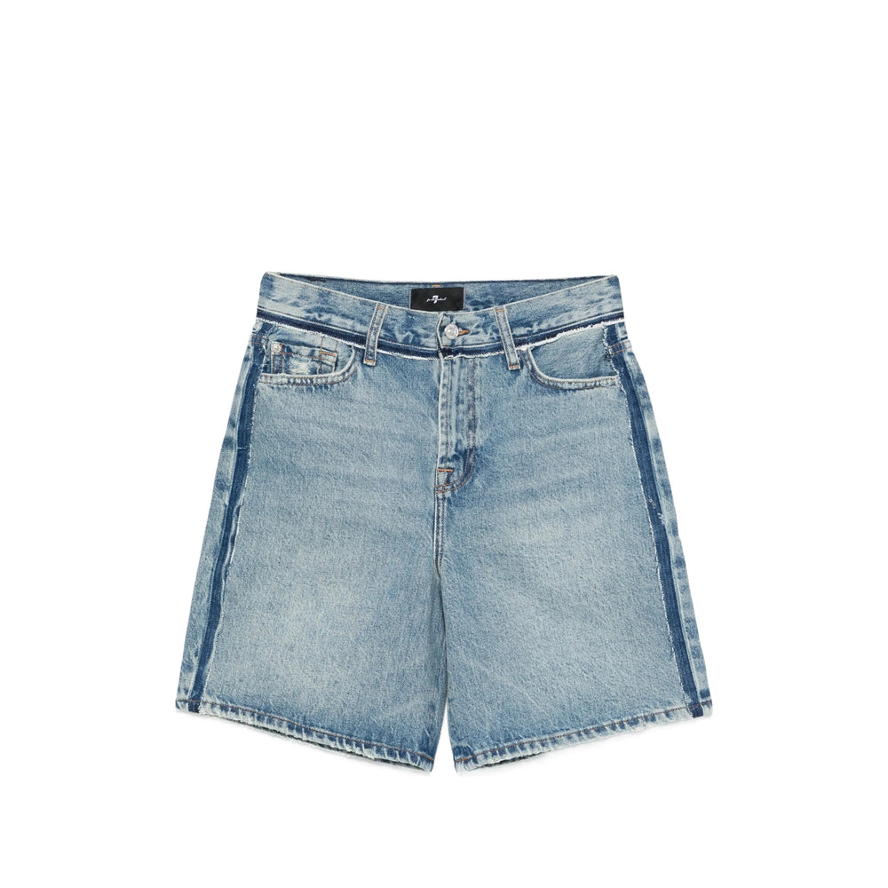 7 For All Mankind Shorts - Blu | 417e8a6d2922b844d28c753feaed164d6ae9445a