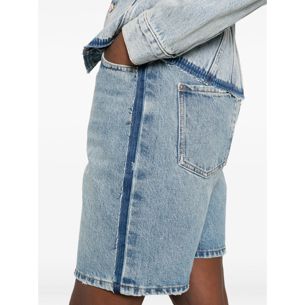 7 For All Mankind Shorts - Blu | d8e86e13a2a7f1535e21b0f17aa2ff3f2f6da615