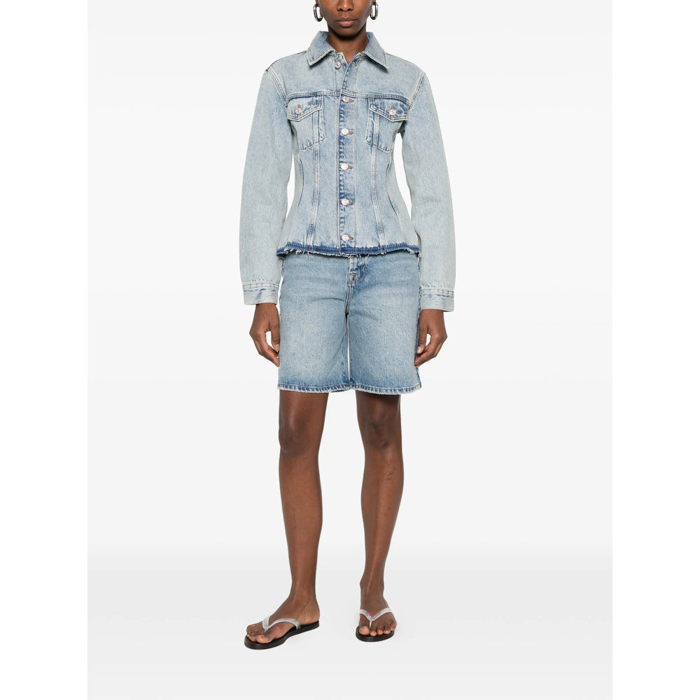 7 For All Mankind Shorts - Blu | beae2ad6f34a60e262968249e59e1d83888ec569
