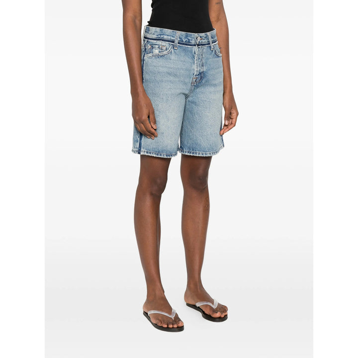 7 For All Mankind Shorts - Blu | be19b18291391dae733462a5c21410b0da1c0be1