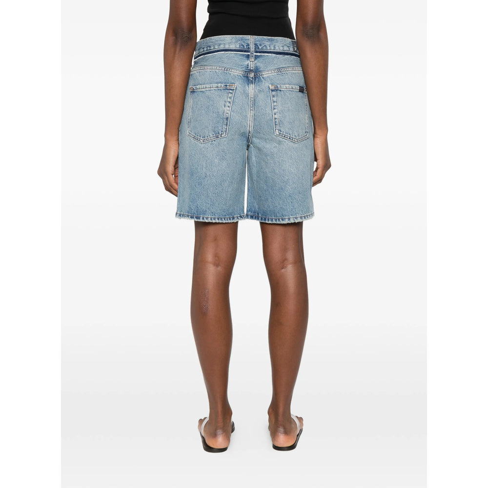 7 For All Mankind Shorts - Blu | 7a1a97daf33a4e818b3cdc1dfa3fba1feb1d0718