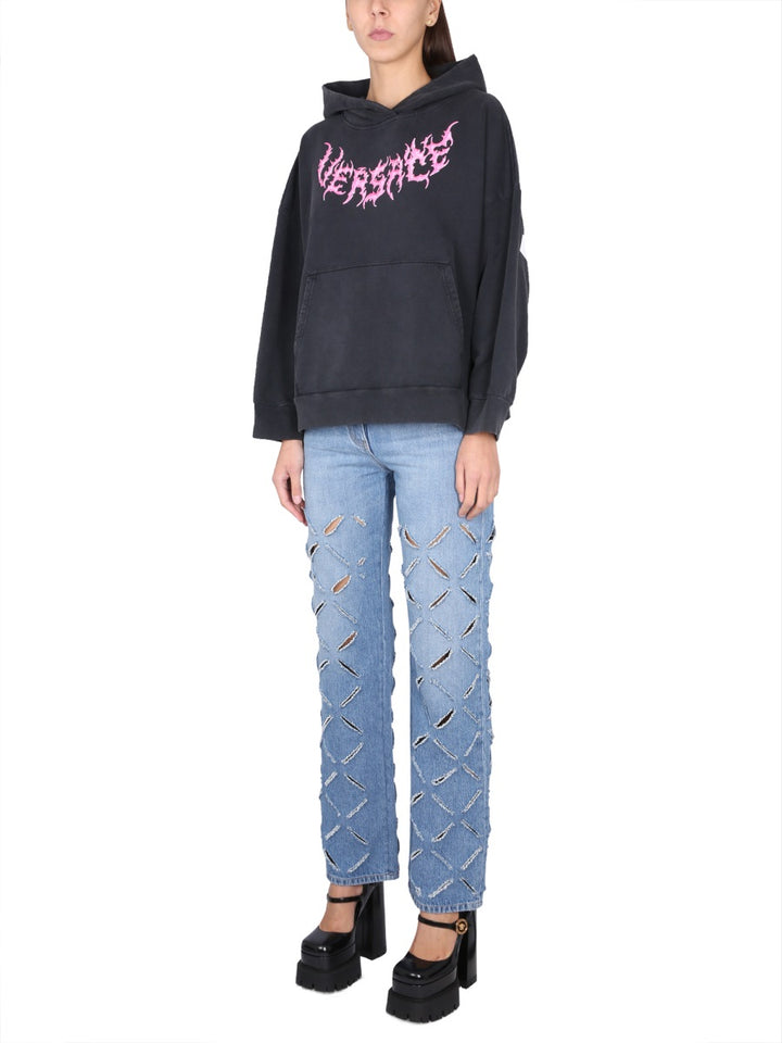 Versace Felpe - Nero | Wanan Luxury