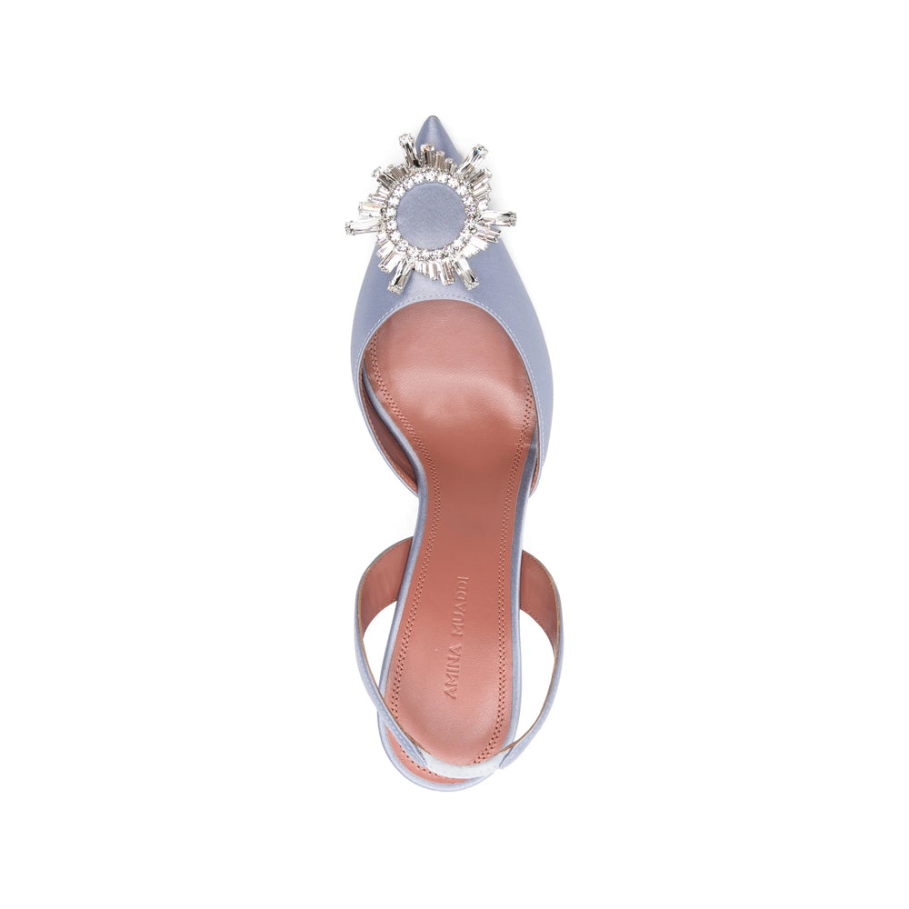 Amina Muaddi Scarpe - Viola | d336910c14567bb6a9e792db620ef2e7ad1a21ad