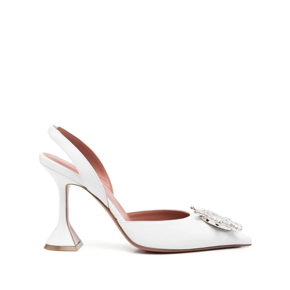 Amina Muaddi Scarpe - Bianco | 8fdde1fd019d66b33a53a252055cf70df3d41ce6