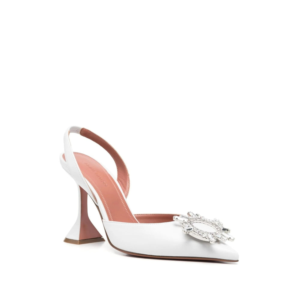 Amina Muaddi Scarpe - Bianco | 50e3b2648c09274fc97327a66be711bc17b8874f