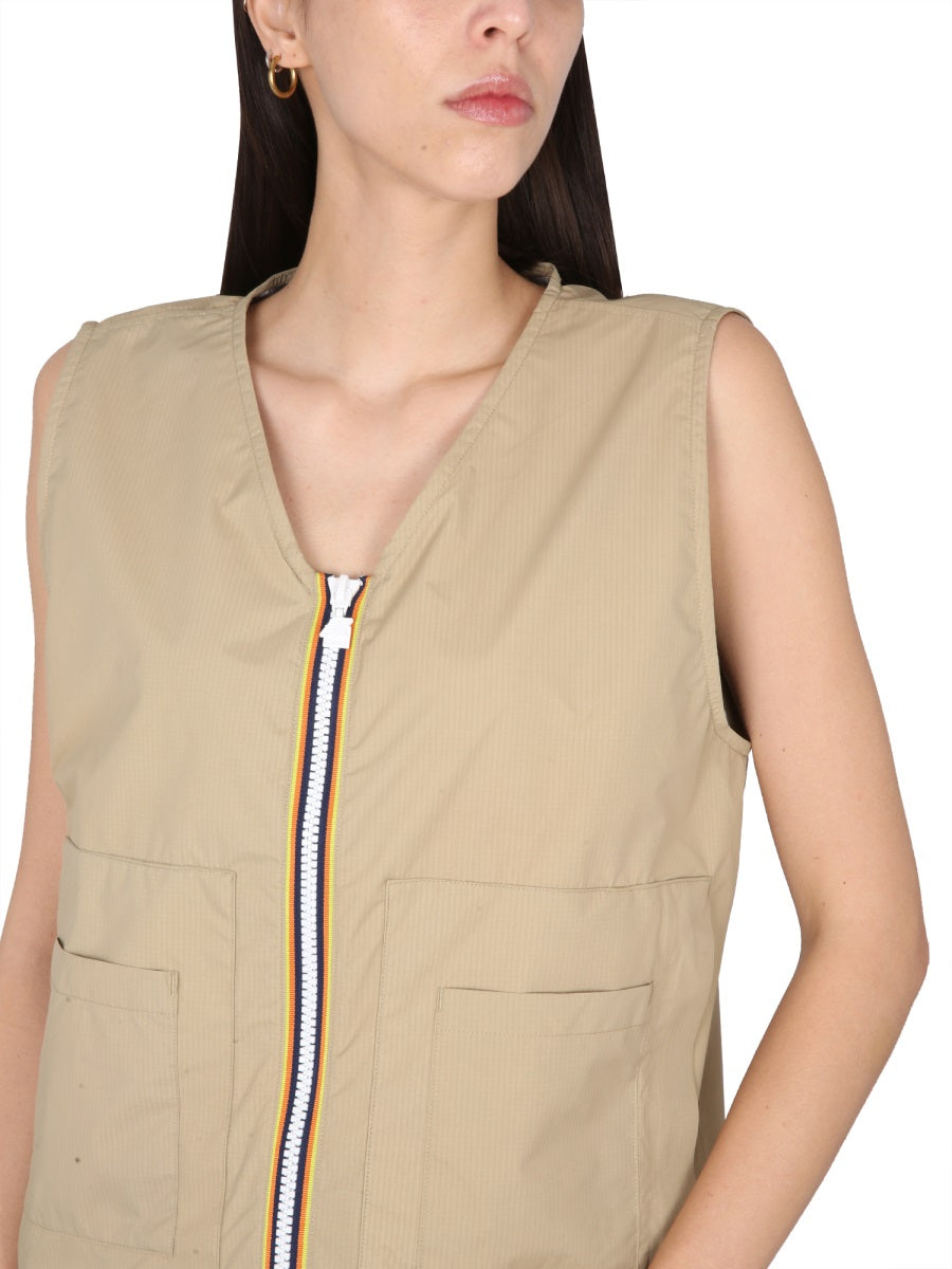 K-Way Gilet - Beige | Wanan Luxury