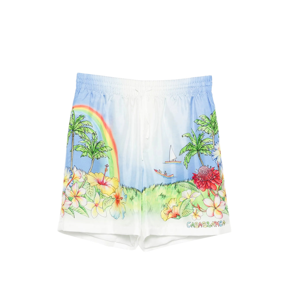 Casablanca Shorts - Blu, Bianco | e7138815bea42197f101f9d4f54c5337359115fd