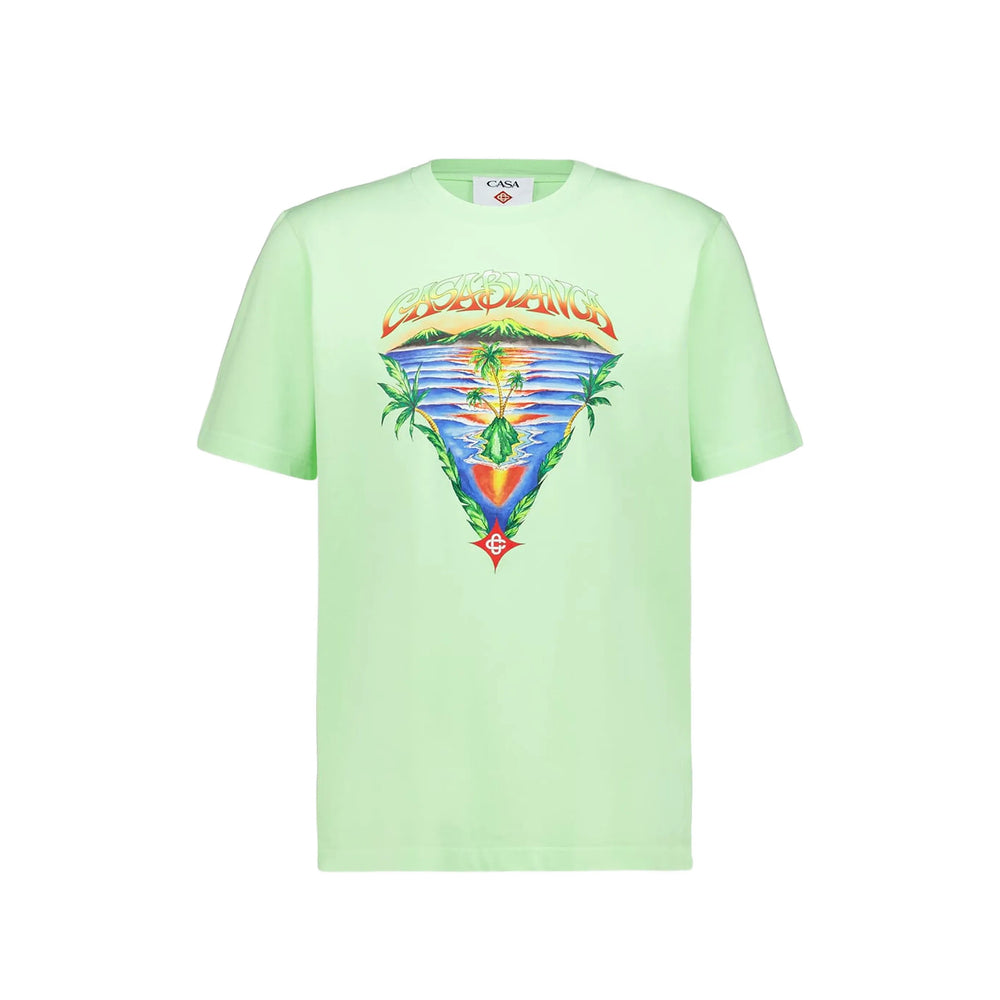 Casablanca T Shirt - Verde | ced8a7c96ae5f0c4984f295a93b75bc5f08adcdb