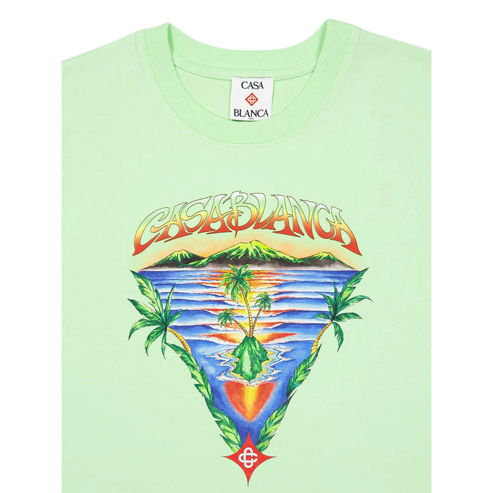 Casablanca T Shirt - Verde | 6d40eb6cf27f1520b0d76d6343f28666f9a9c675
