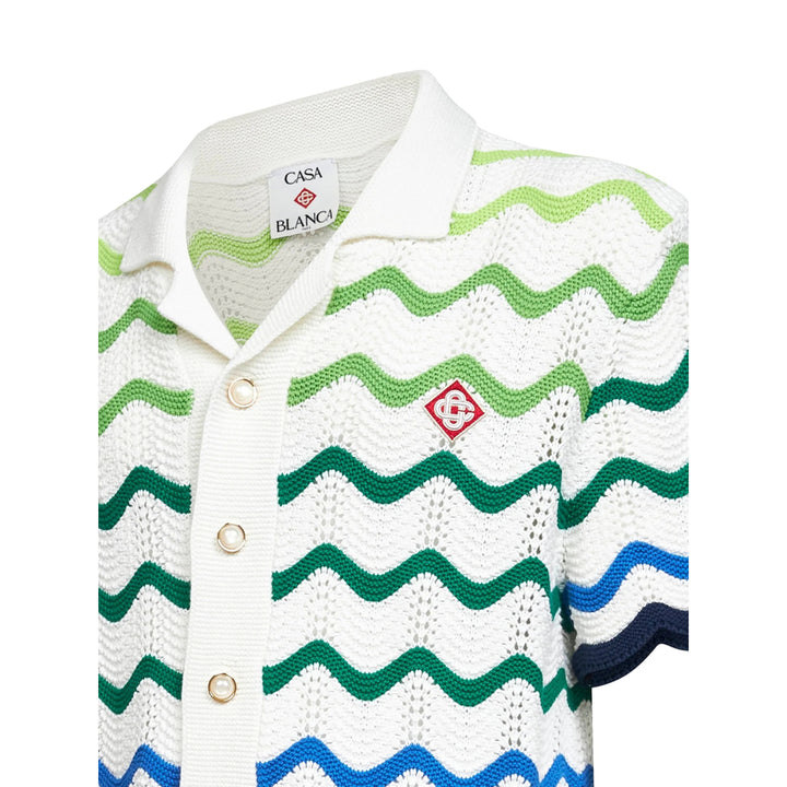 Casablanca Camicie - Bianco, Verde | fa43259f0cd2f535f17bce863b053bcd65ce554e