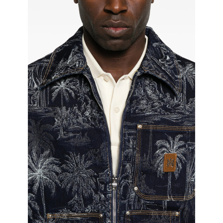 Amiri Outerwears - Blu, Bianco | 40cf6d1cf72563dc97df3b382f16e94c9108c405