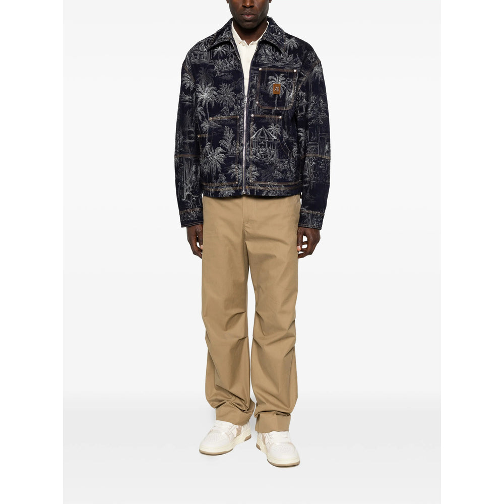 Amiri Outerwears - Blu, Bianco | 273736f0d81f35df0ccfb524698f31bc97940eb8