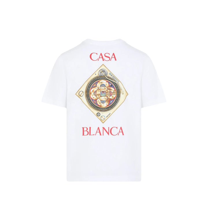 Casablanca T Shirt - Bianco | 424b834ab055806865efd0992ef77afd9c92e9b0