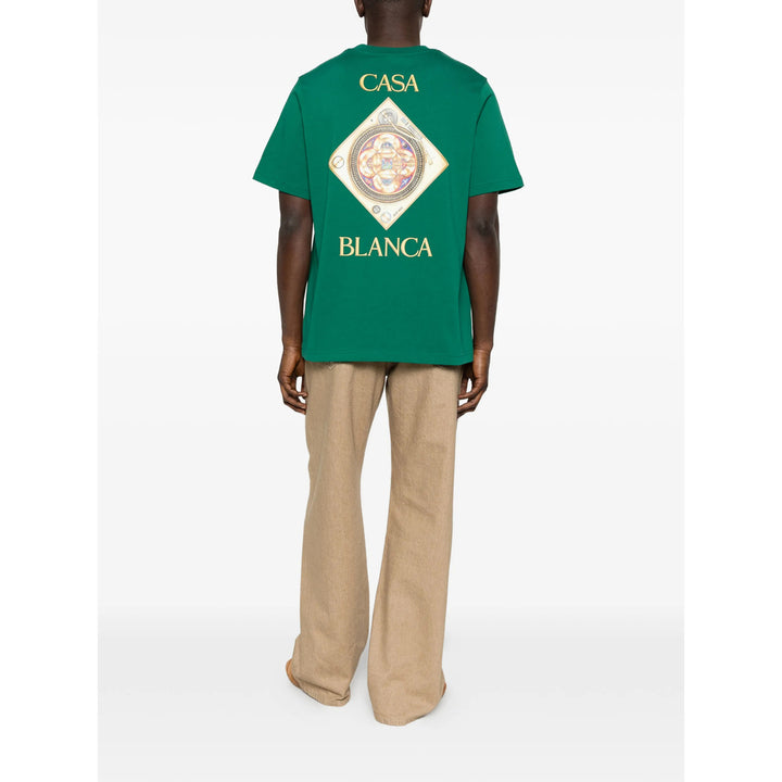 Casablanca T Shirt - Verde | 9b56b0084074412af2a1ccfd84176a868e60f299