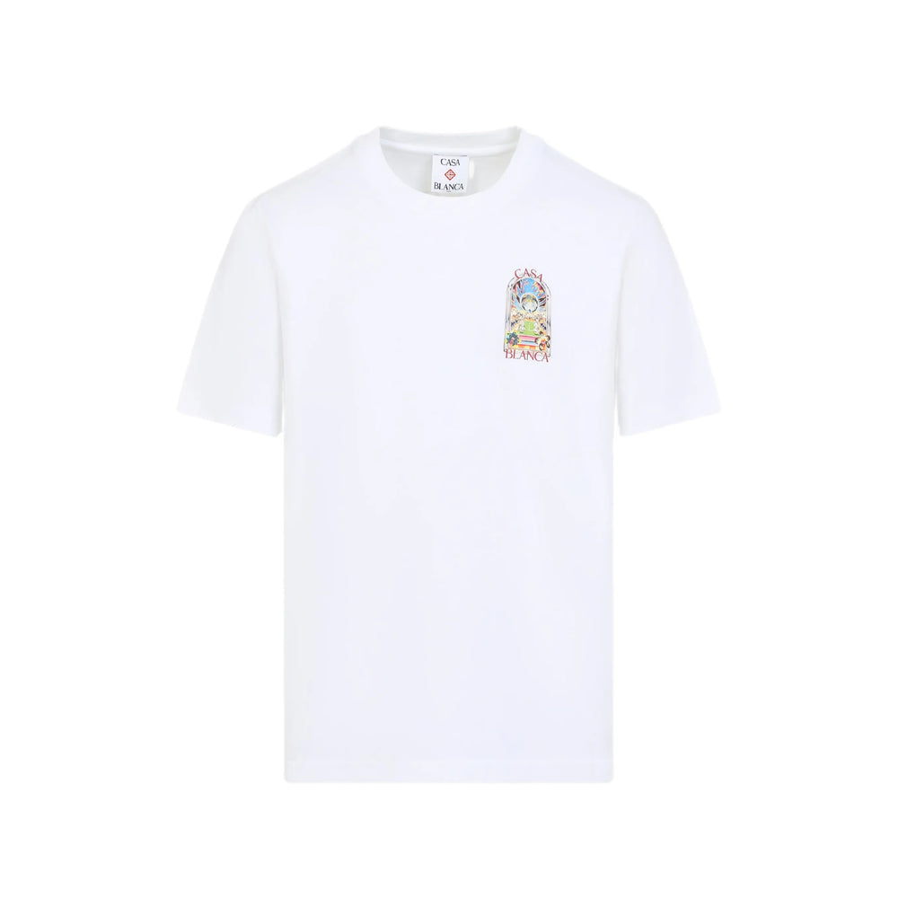 Casablanca T Shirt - Bianco | 50cbd654a612a95cbde905ed6a33b0416dddcda0