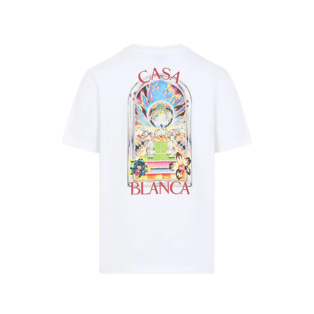 Casablanca T Shirt - Bianco | 524cd5a4bfa63f7f38fed9c88820209bb8f548e0